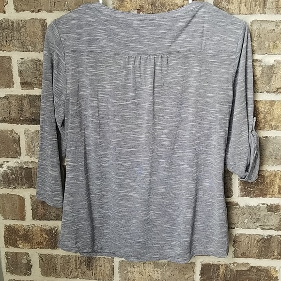 🎪⭐Soho New York & Company Jeans Gray Top - Picture 6 of 8